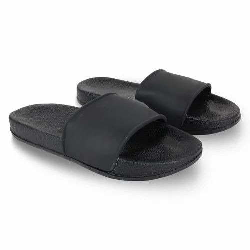Black Mens Slippers