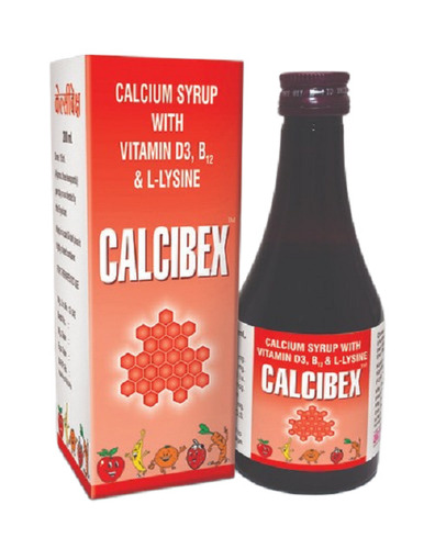 Calcium with Vitamin D3 B12 and L-Lysine Syrup