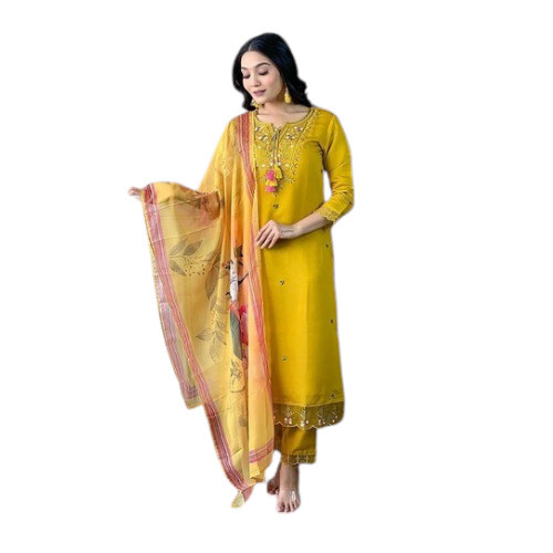 cotton embroidered kurti