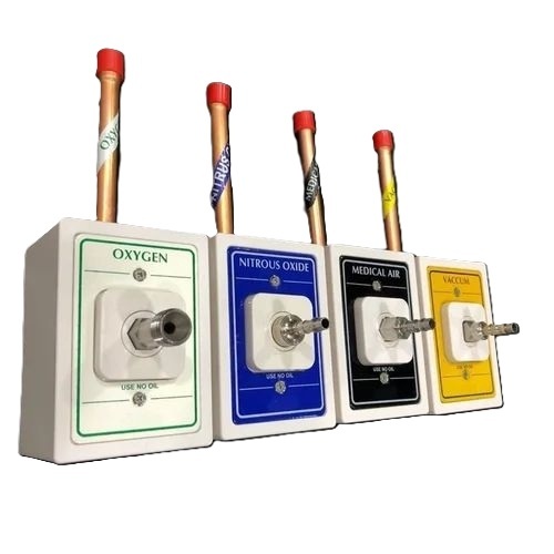 Medical Gas Wall Outlets Set