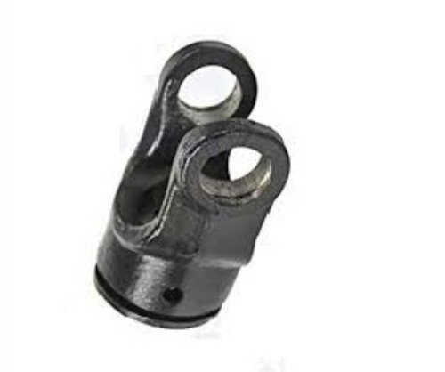 Outer Tube Yoke - Metal, 3-5 Kg, Galvanized Hot Rolled | Durable, Square Shape, Black, Agriculture PTO Shaft Part