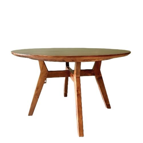 Round Shape Wooden Table