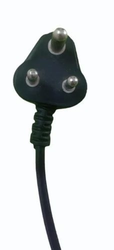 Black 3 Pin Pvc Power Lead Cable