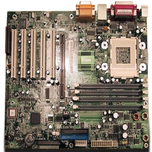 Computer Motherboard - Color: Green