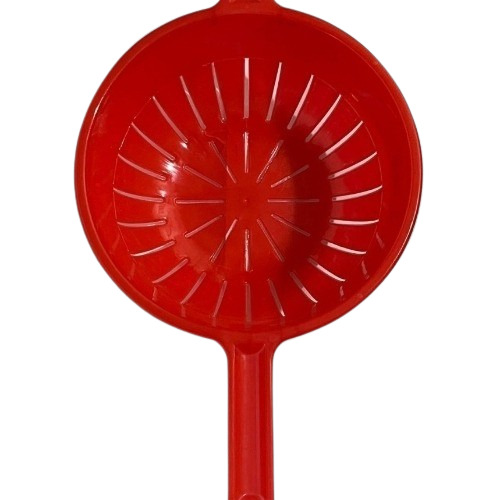 Red Plastic Colander - Size: Standard