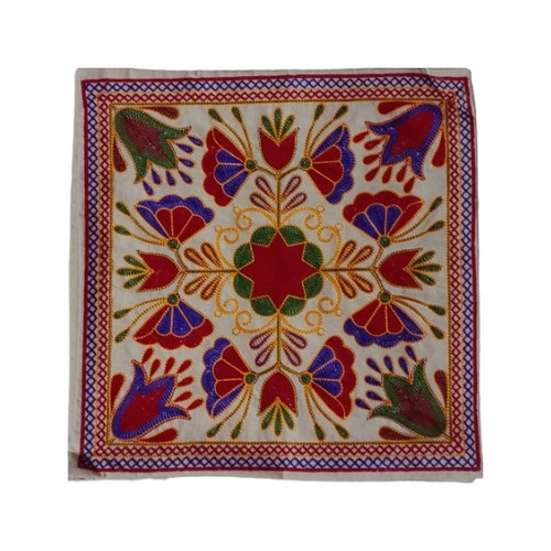 Designer Embroidered Cushion Cover