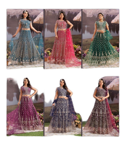 Designer Net Lengha Choli