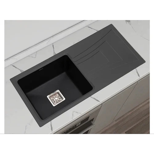 Metallic Black Kitchen Sink