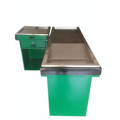 Mild Steel Cash Counter Table
