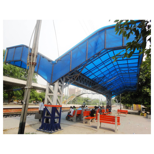 Blue Polycarbonate Roof Sheet