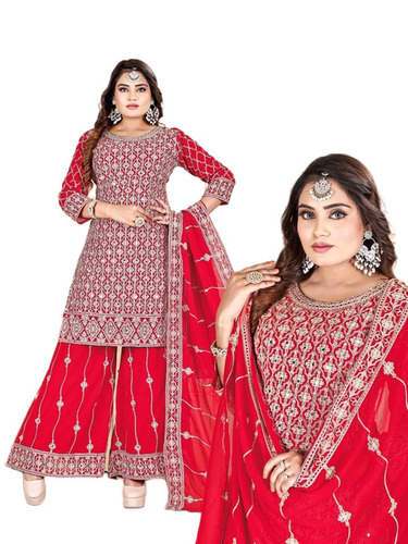 Heavy Designer Palazzo Suit - Color: Multiple