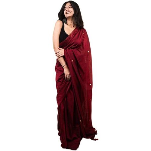 Maroon Silk Saree
