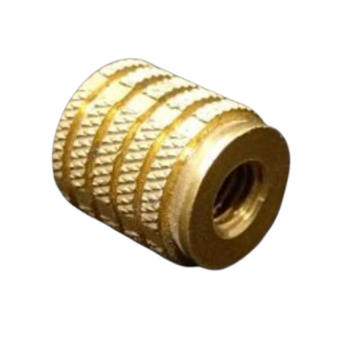 Round Brass Knurled Insert