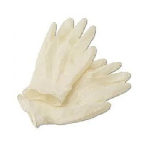 White Latex Examination Gloves