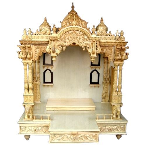 Elegant Look Wooden Designer Temple