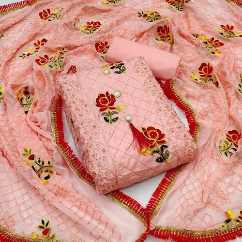 Embroidery Unstitched Salwar Suit