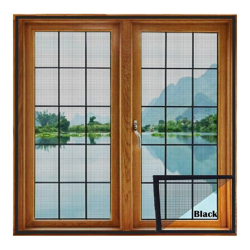 Wooden Window Mosquito Net