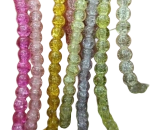 Crackle Glass Beads