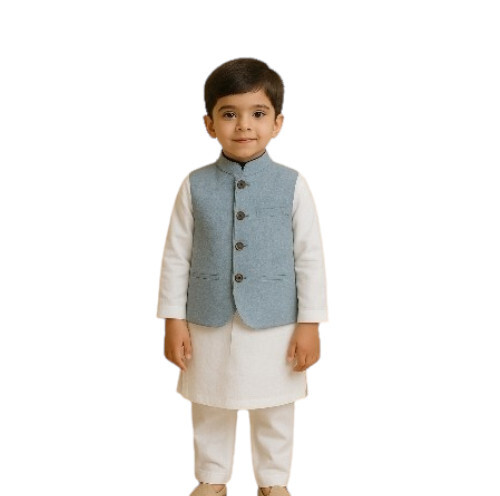 Kids Kurta Suits With Waist Coat