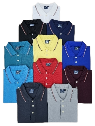 Polo Tshirt - Cotton, Multi Color, All Sizes | Classic Collar, Short Sleeves, Breathable Soft Fabric