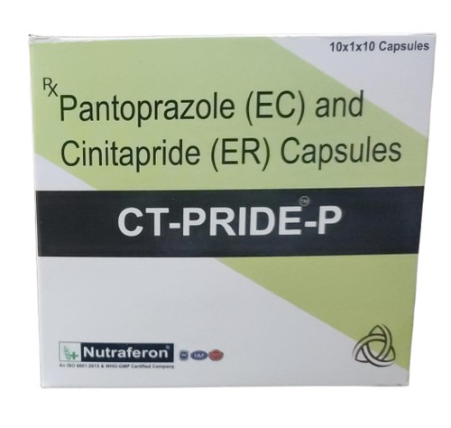 Ct-pride-p Pantoprazole And Cinitapride Capsules