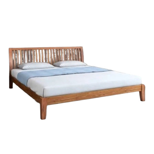 Acacia Solid Wooden Bed King / 78" X 72" At Nilkamal Sleep