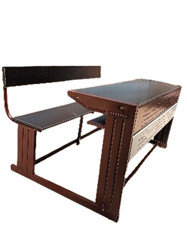 Brown School Desk - Brand Name: Rrl Enterprises