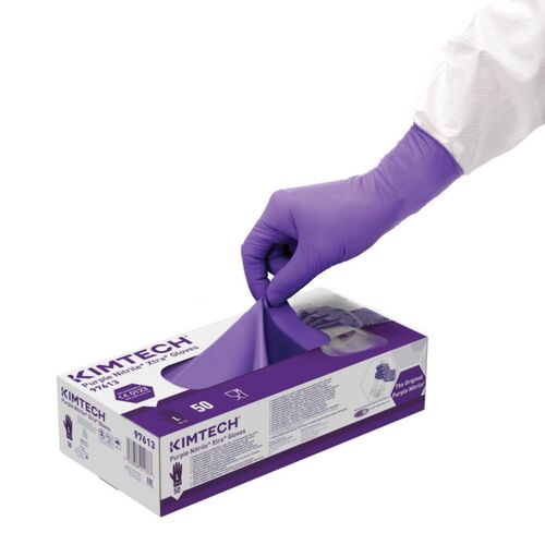 Purple Nitrile Examination Gloves
