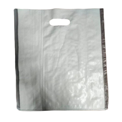 Pp Woven D Cut Bags - Color: White