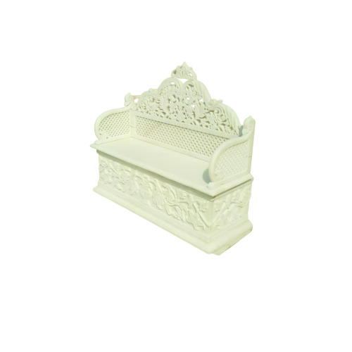 White Marble Bench For Garden