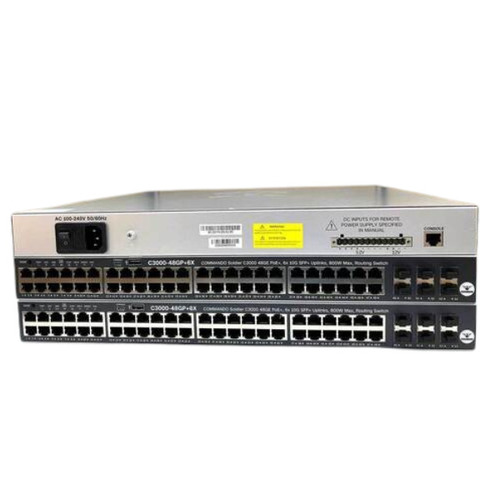 C3000-48Gp-6X Commando Soldier C3000 48X1Gbe Full Poe/Poe+ 6X10G Sfp+ 800W Ac+Dc L3 Routing Switch - Color: Silver