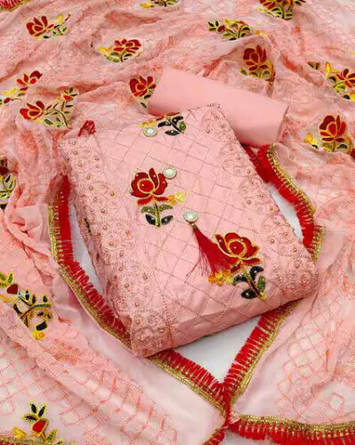Unstitched Cotton Salwar Suits
