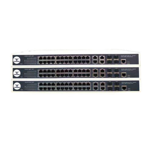 C2000-24Gp+8Cf Poe/Poe Managed Switch - Color: Black