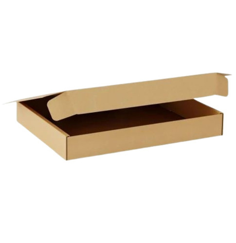 Interlock Plain Corrugated Box - Color: Brown