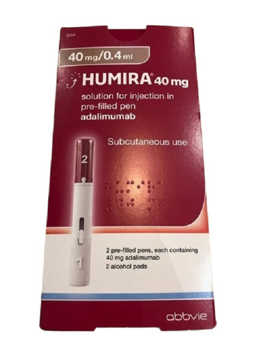 Humira Adalimumab Injection 40Mg /0.4Ml - Packaging: Carton