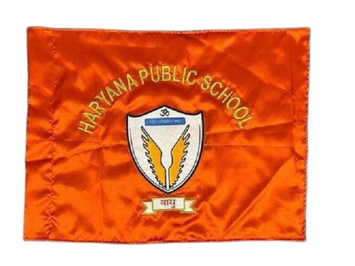 School Satin Flags