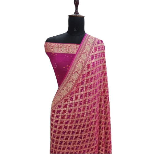 Pure Banarasi Khadi Gorgeous Saree