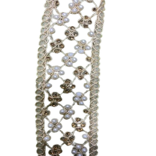 Saree Zircon Border
