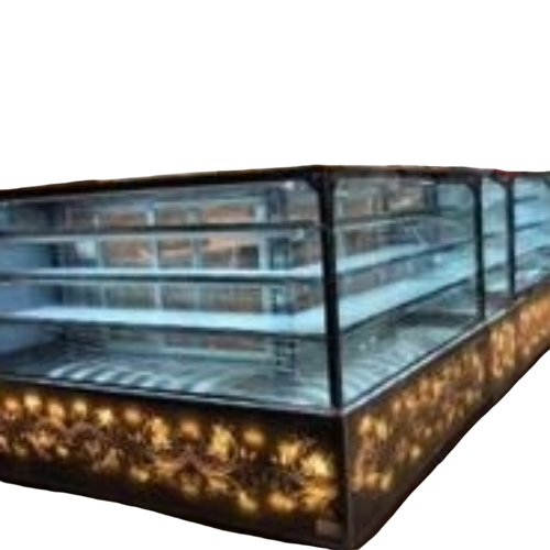 4.5ft L Shape Ss Sweet Display Counter