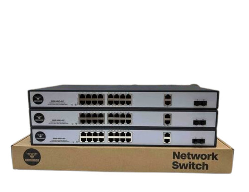 E1000-16Gp-4Cf Commando Scout E1000 16X1Gbe Full Poe/Poe+ 2X1Gbe+2X1G Sfp Uplinks 260W Unmanaged Switch - Color: Black