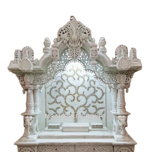 Grand White Marble Mandir