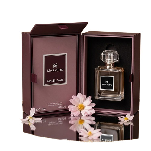 Magnetic Flap Perfume Boxes - Coating Type: Matte Finish