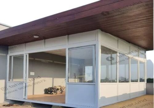Aluminium Partition Cabin - Color: Wooden