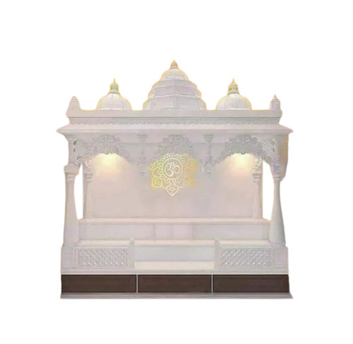 Marble Temple - Marble, Standard Size, White | Antibacterial, Durable, Moisture Proof, Washable, Easy to Clean