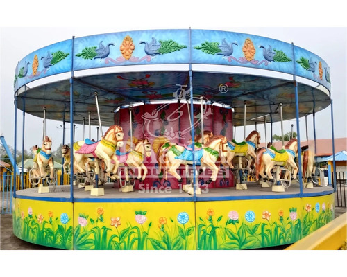 Amusement Park Carousel Ride