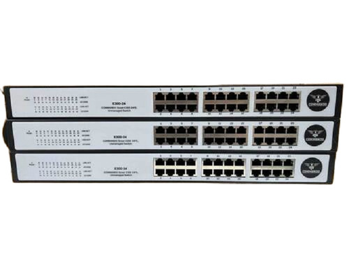 E300-24 Commando Scout E300 24Fe Unmanaged Switch - Dimension (L*W*H): 54L*20W*6H Inch (In)