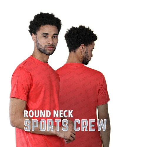 Customized Sports Round Neck T-Shirt