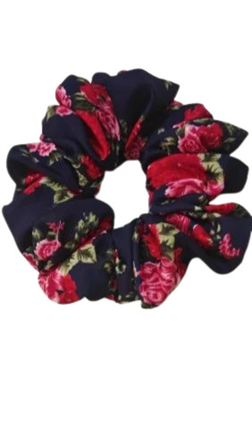 Printed Satin Hair Scrunchies
