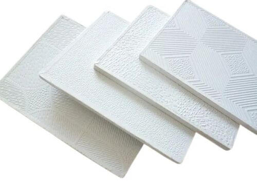 Pvc Laminated Gypsum Ceiling Tiles