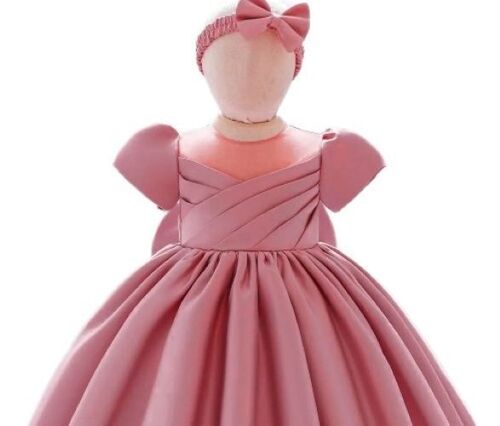 Short Sleeve Girl Frock